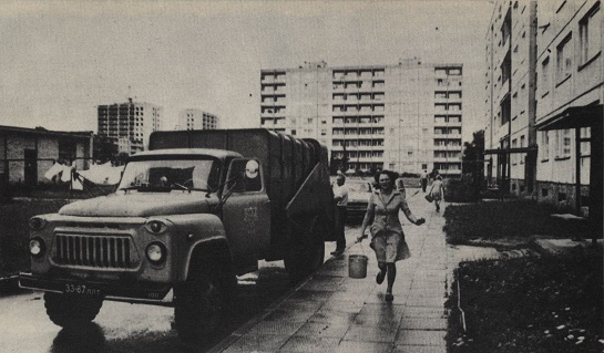 Šiukšliavežė. Sovietmetis